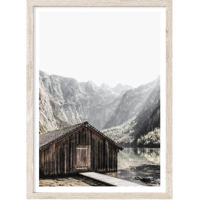 Mountain Hut | Nature Wall Art Print