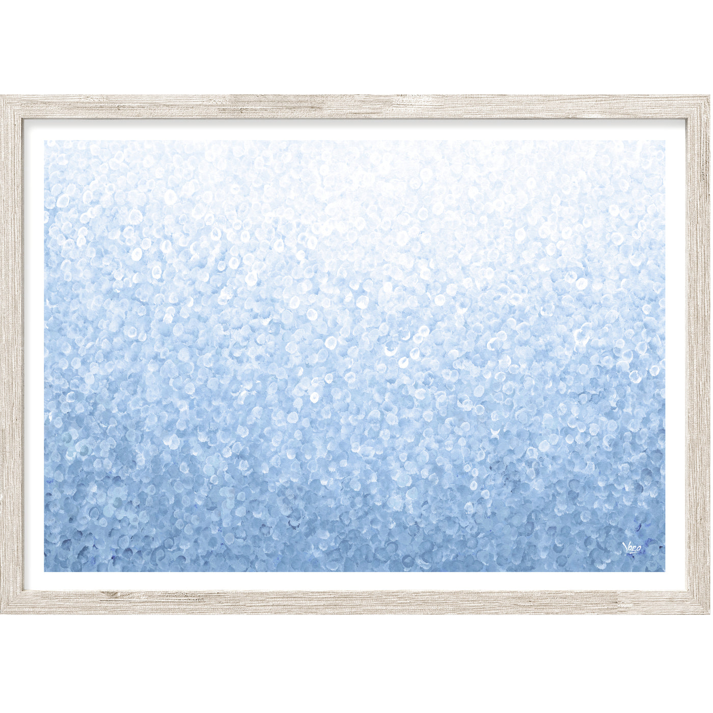 Frosted Shimmer | Abstract Wall Art Print