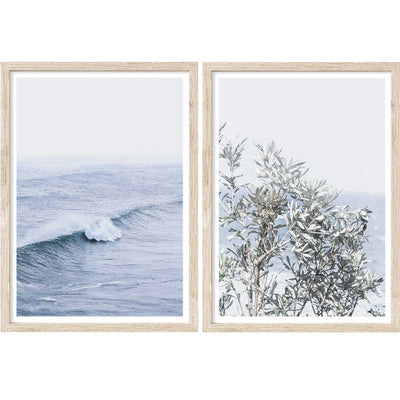 Seaside Blues - Set of 2 | Coastal Wall Art Prints