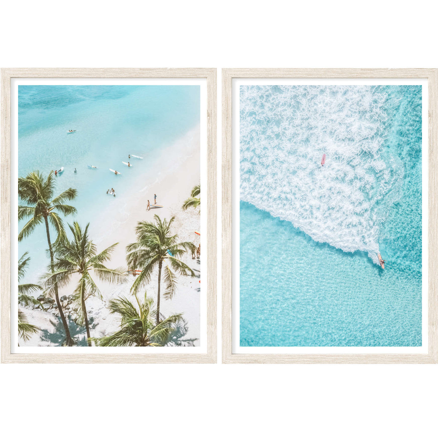 Hawaii Days Set of 2 | Coastal Wall Art Set