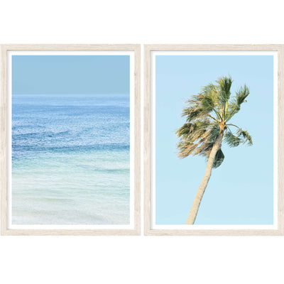 Tropical Paradise - Set of 2 | Coastal Wall Art Prints