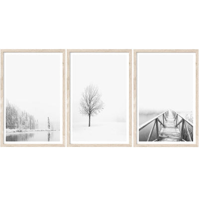 Winter Scapes - Set of 3 Art Prints