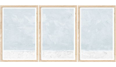 Ligne De Rivage No. 8 Set of 3 | Absttract Wall Art Prints