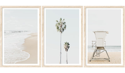 Coastal Haven Set of 3 | Coastal Wall Art Prints