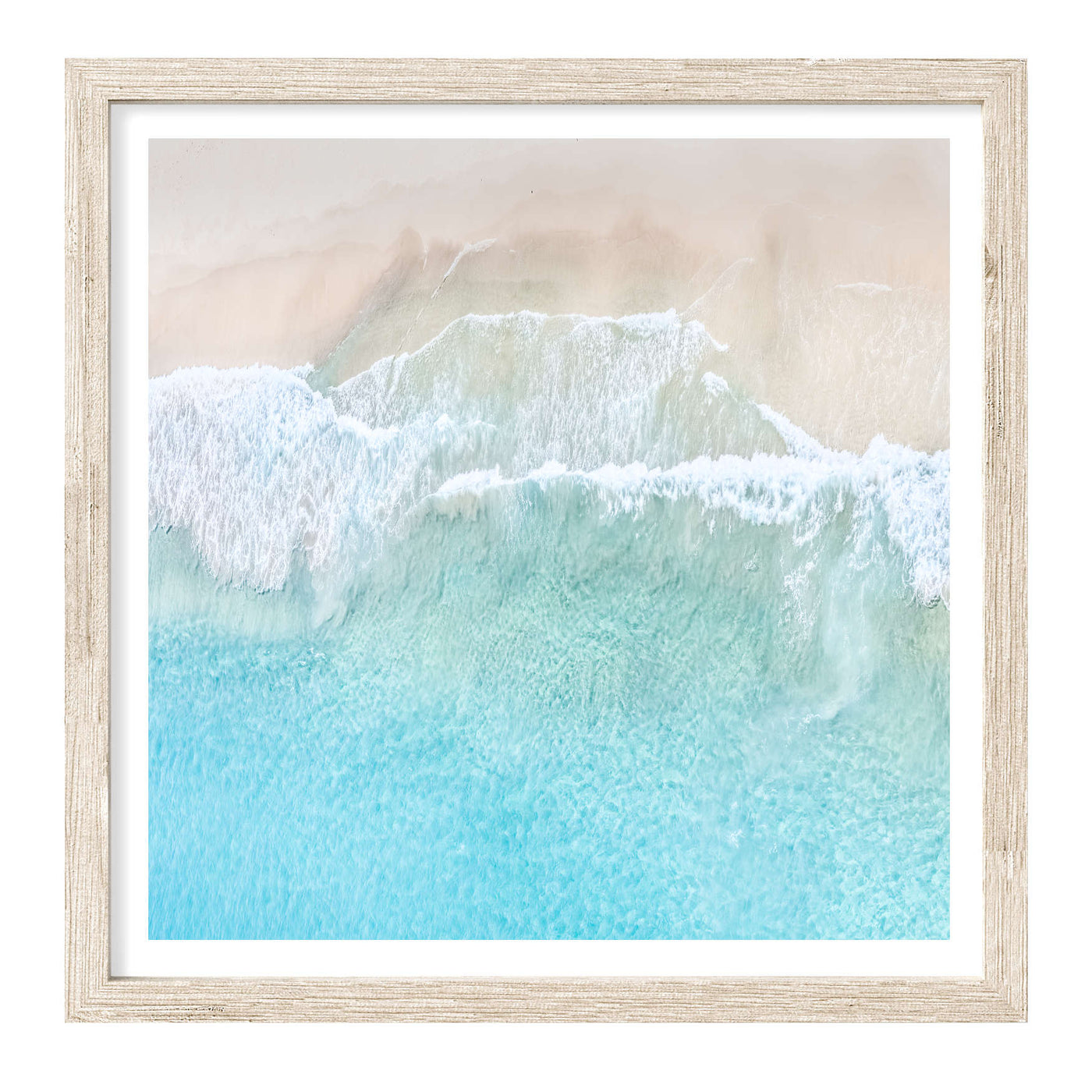 Zenith Beach From Above V | Coastal Wall Art Print