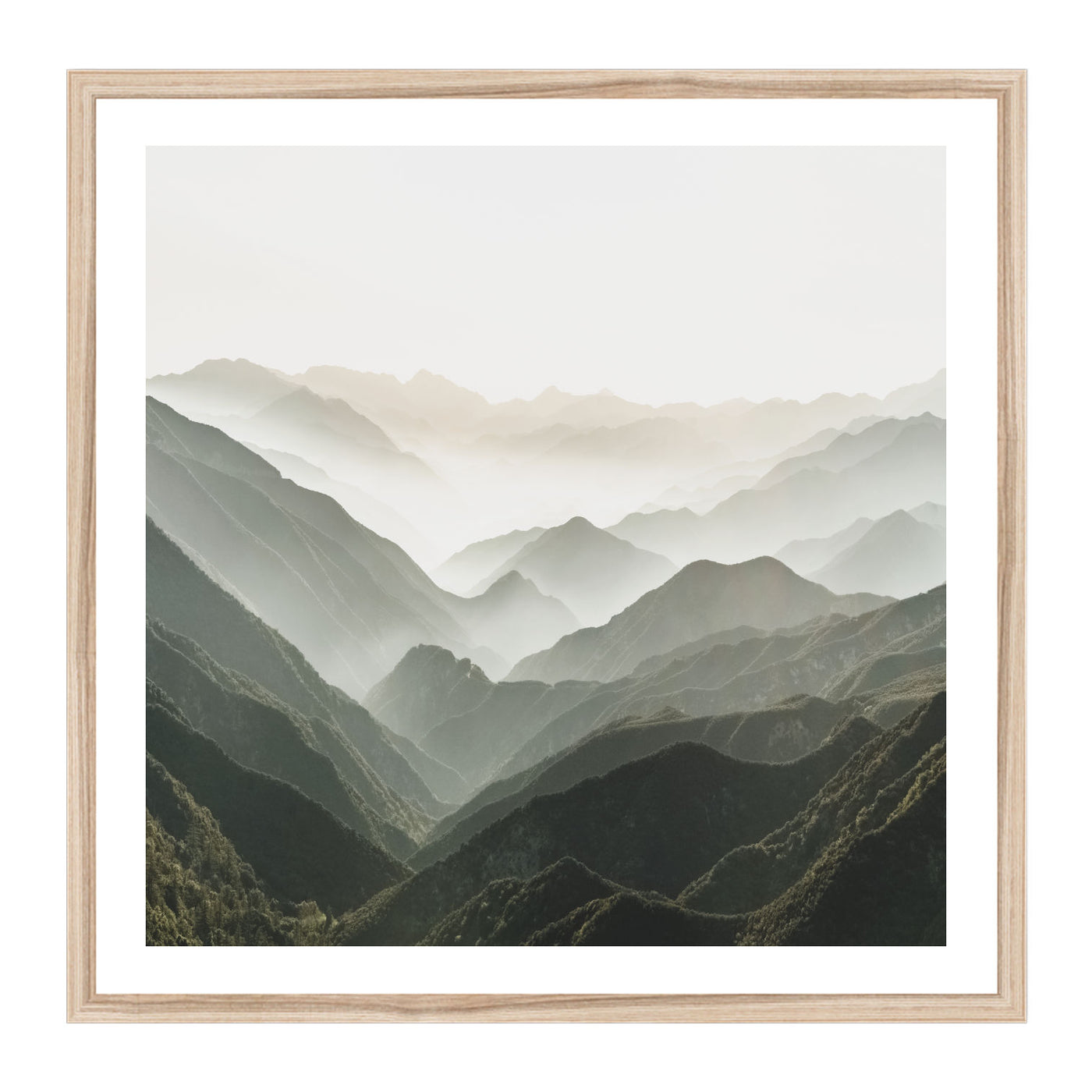 View of San Bernardino Mountains | Nature Wall Art Print