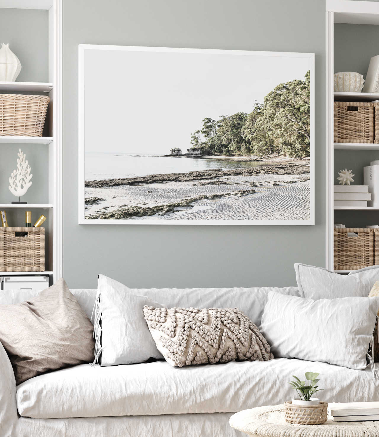 Hole in the Wall Beach | Coastal Wall Art Print