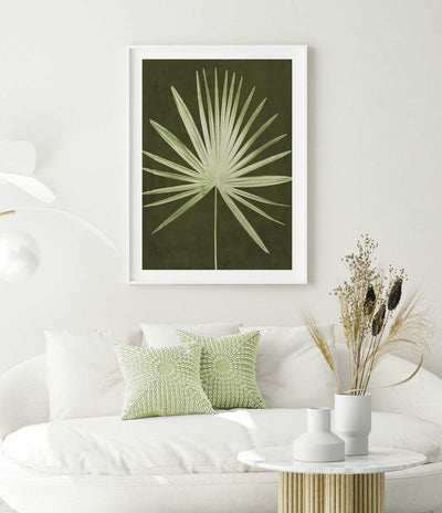 palm leaf art print, botanical wall art | arrtopia