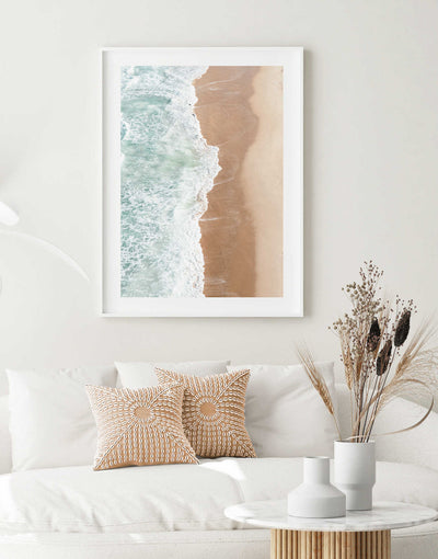 Aerial Shores II | Coastal Wall Art Print