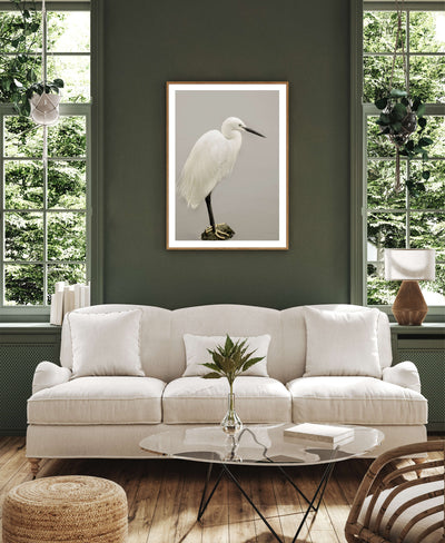 heron art rpint, bird wall art | arrtopia