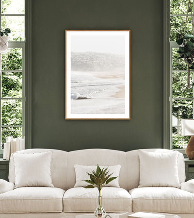 Misty Shores | coastal wall art print