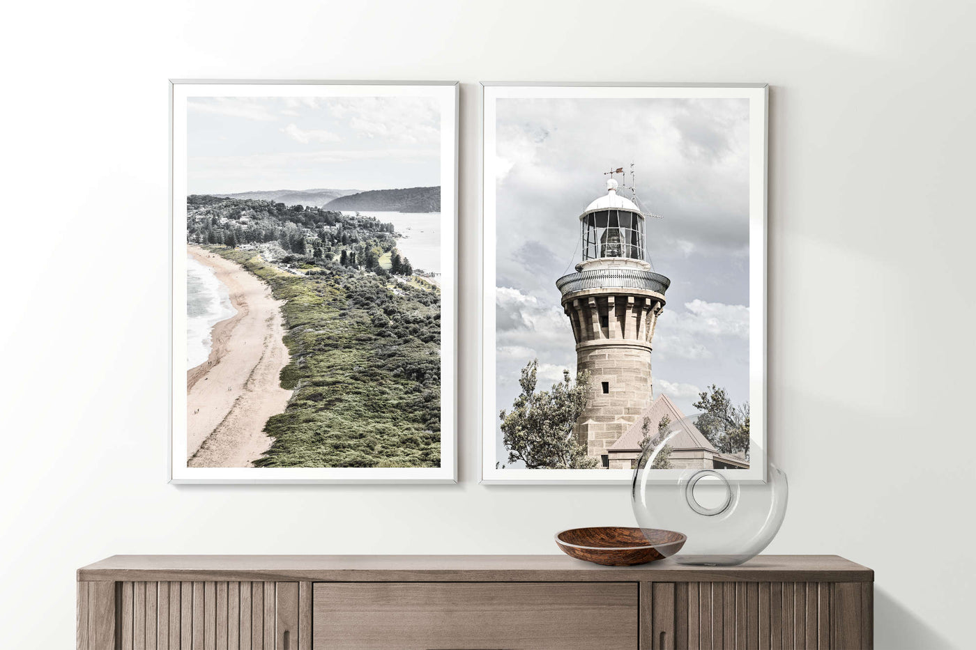 barrenjoey lighthouse art set, palm beach wall art | arrtopia