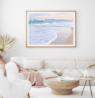 Middle Cove At Sunset | Beach Wall Art Print