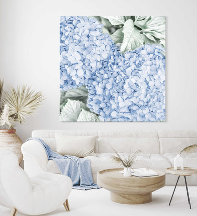 Blue Hydrangeas | Floral Wall Art | Canvas Print