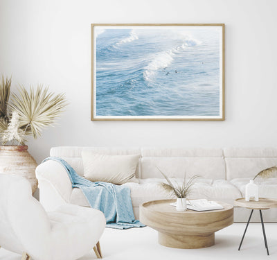 surf art print, large ocean wall art | artopia