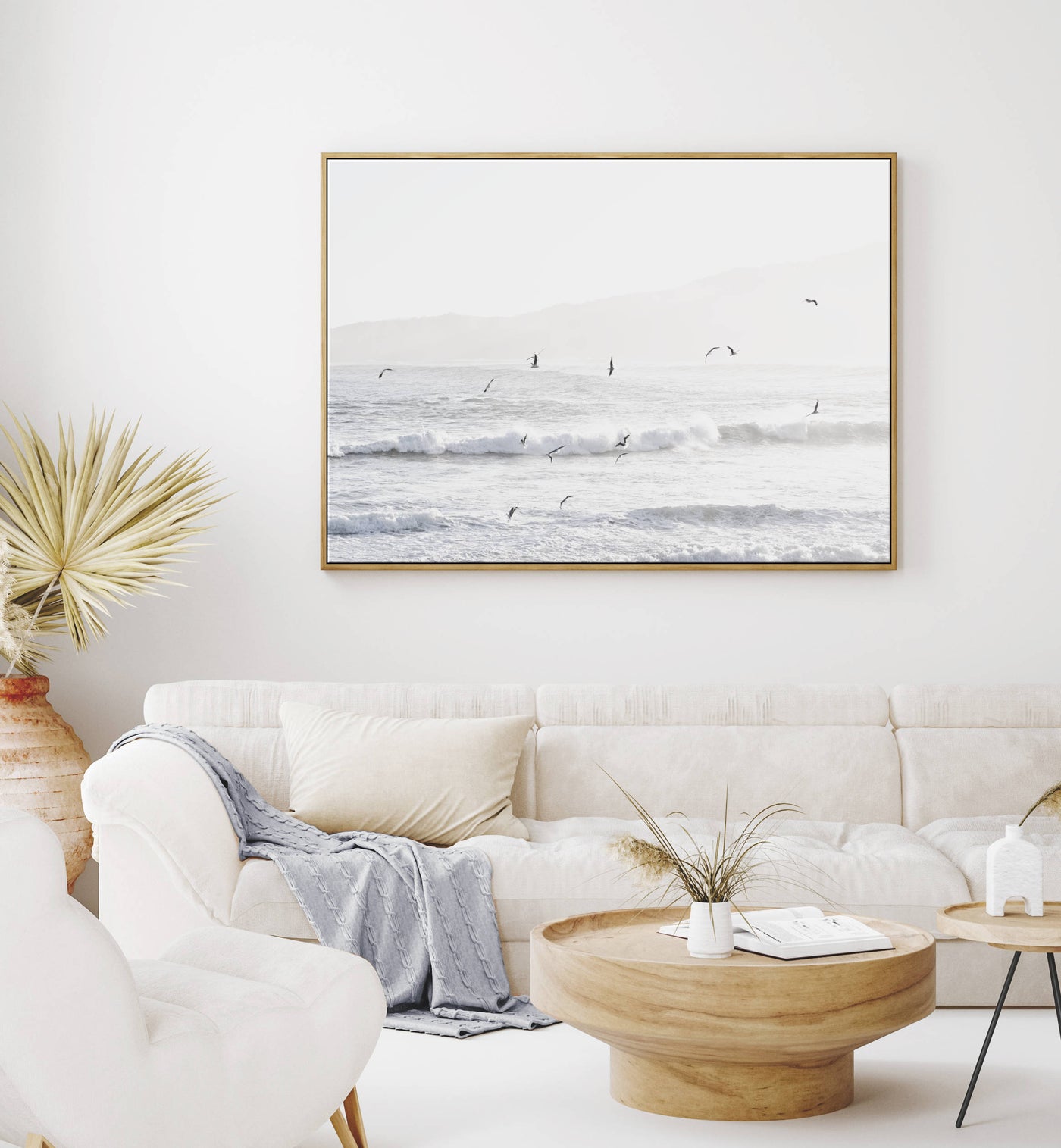 Monastery Beach | Coastal Wall Art |Framed Canvas Print
