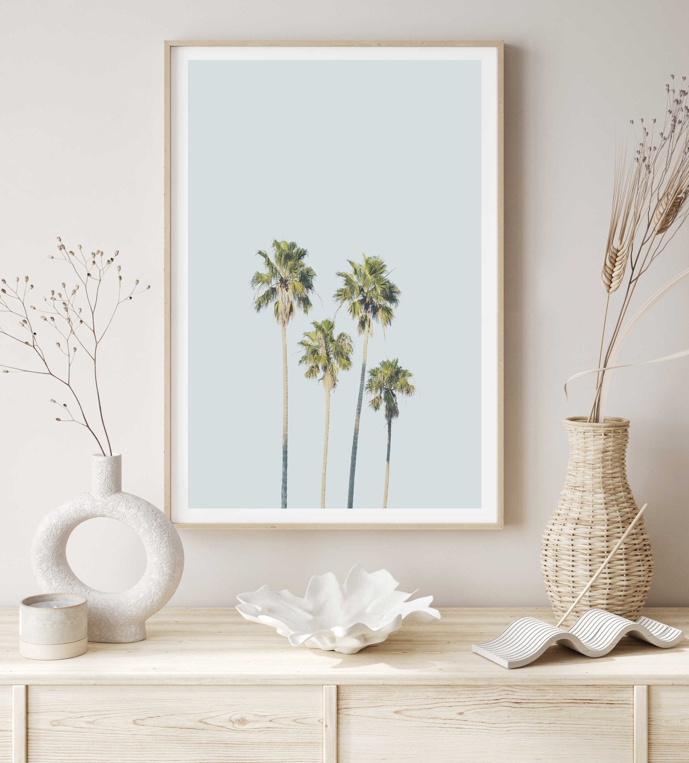 palm tree art print, minimalist palm wall art | arrtopia