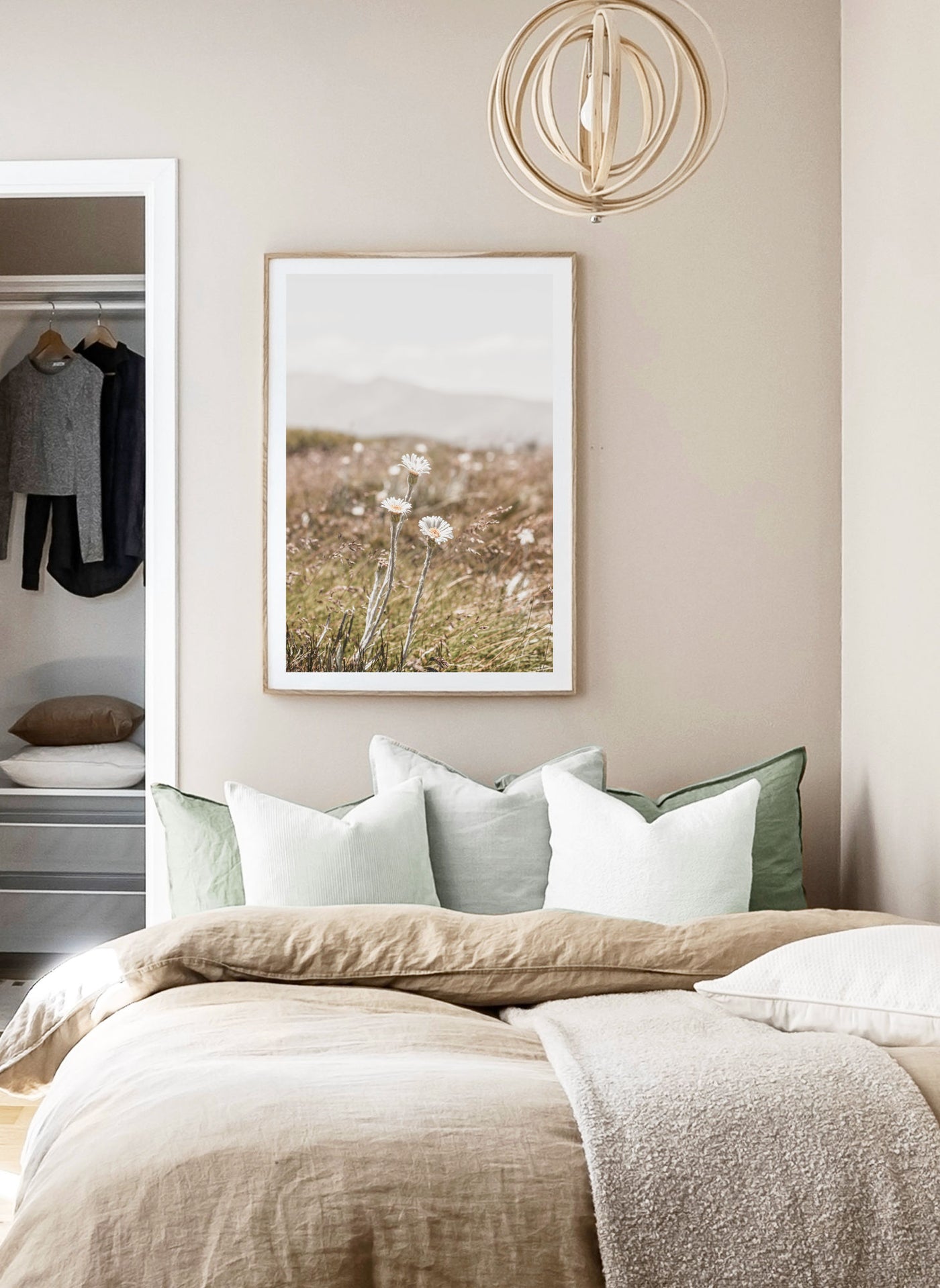 Three Mountain Daisies | nature wall art print