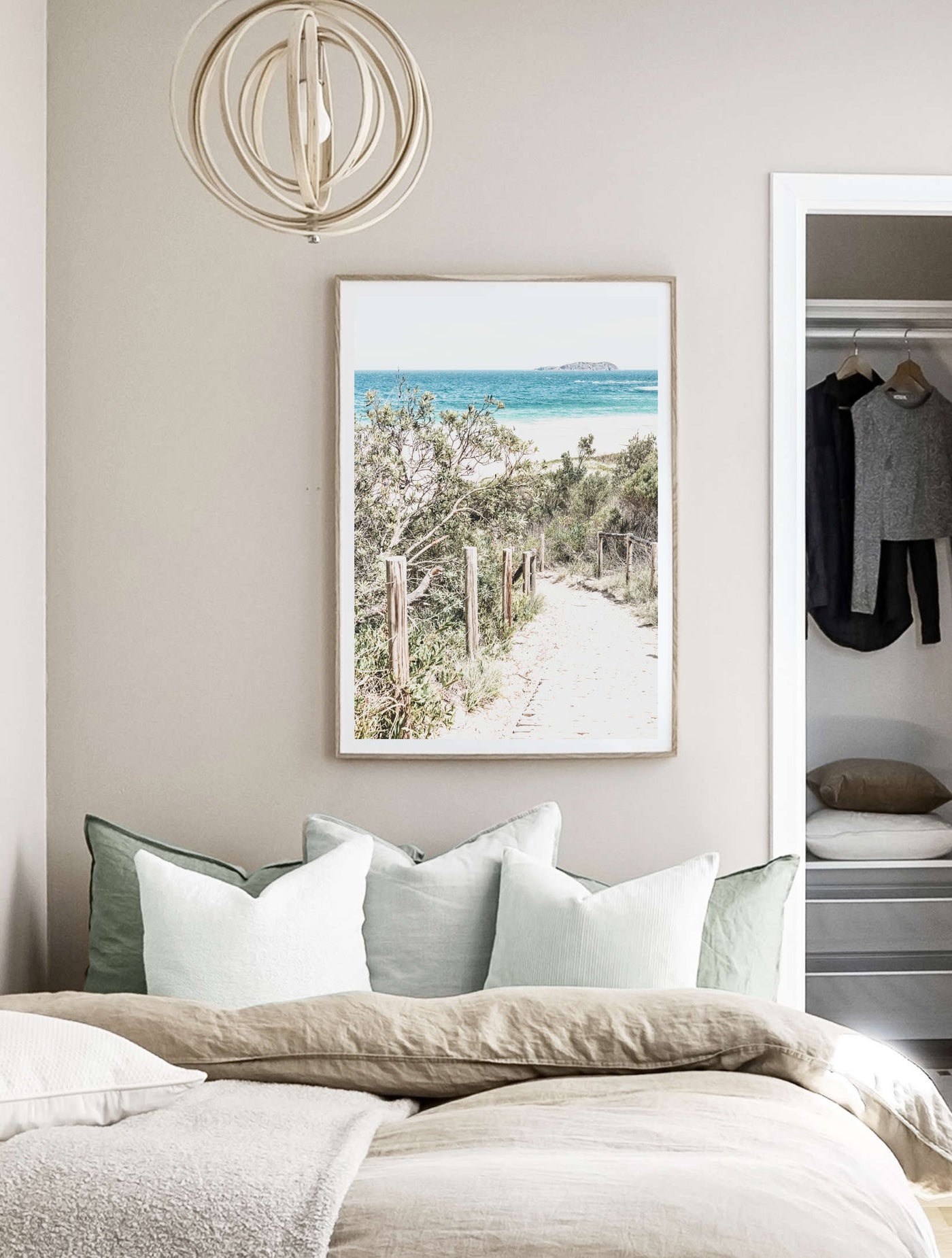 Zenith Beach Path | Coastal Wall Art Print