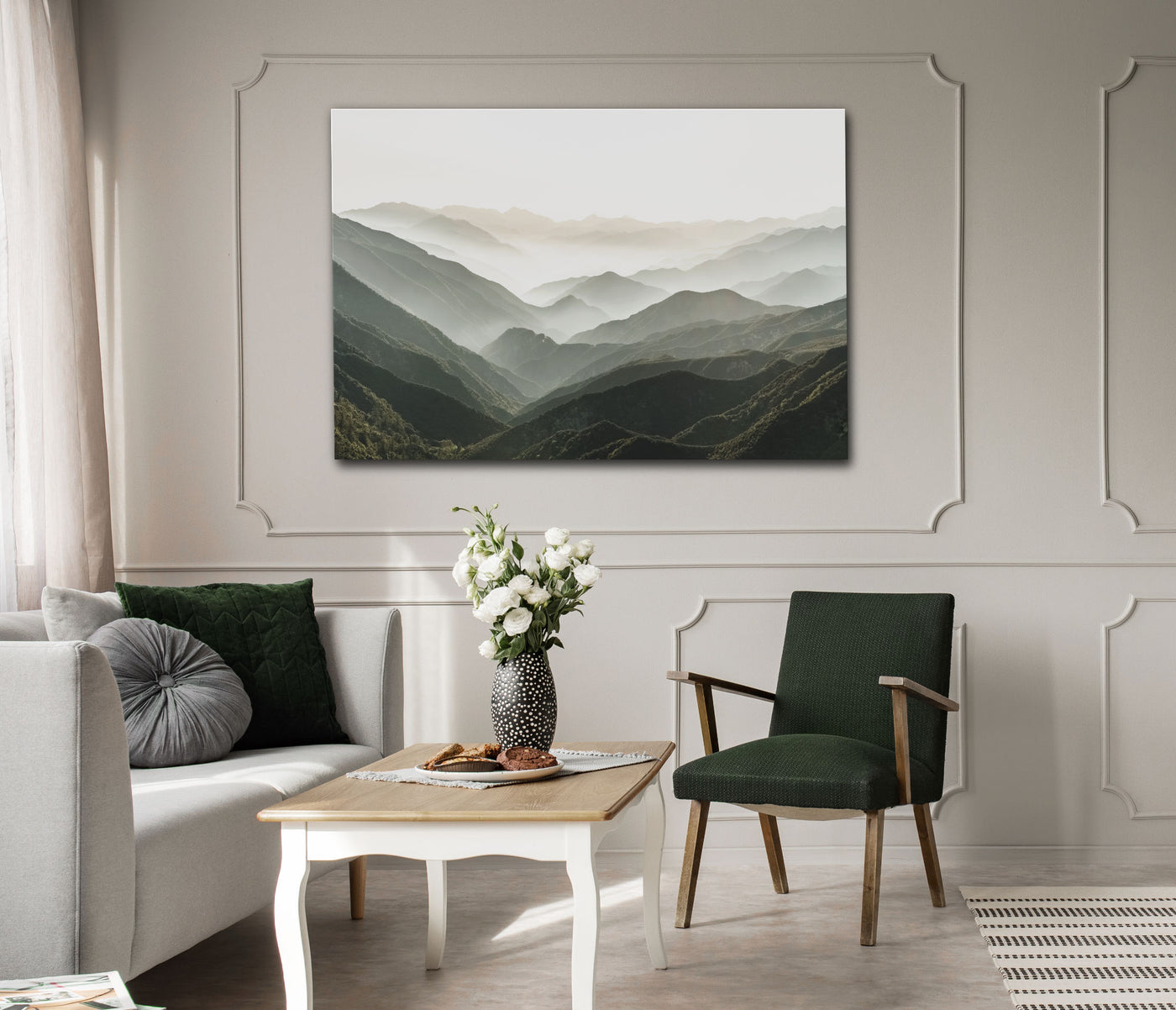 View of San Bernardino Mountains | Nature Wall Art | Canvas Print