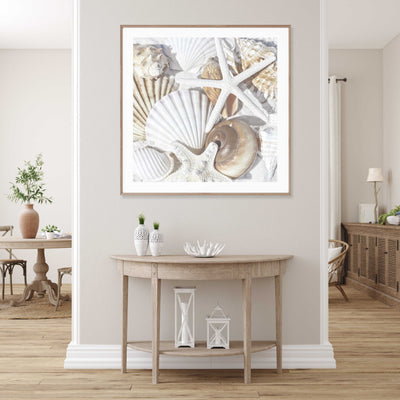 Seashells | Coastal Wall Art Print