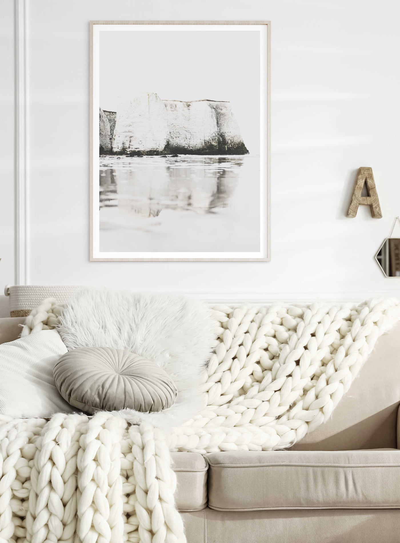 Normandy Shores | Coastal Wall Art Print