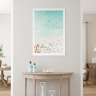 Beach Days III | Coastal wall art print