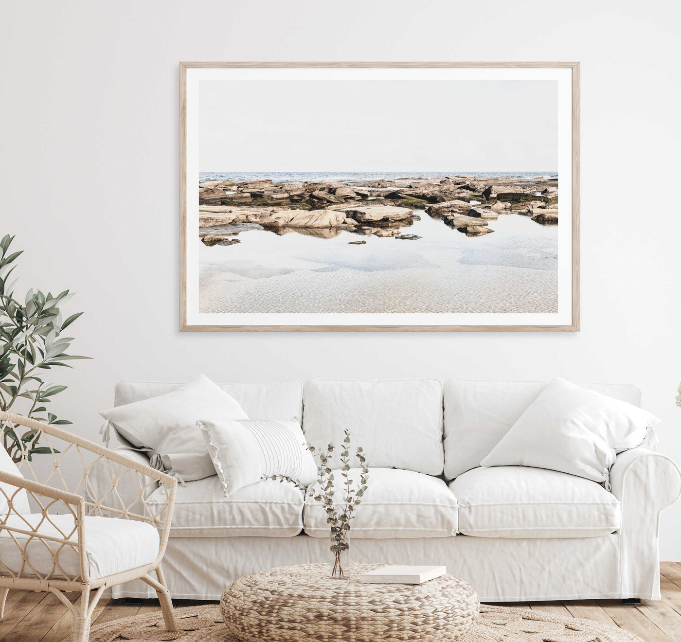 Spoon Bay Rocks | Coastal Wall Art Print