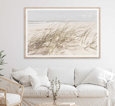 Grassy Beach Dunes | Beach Wall Art Print