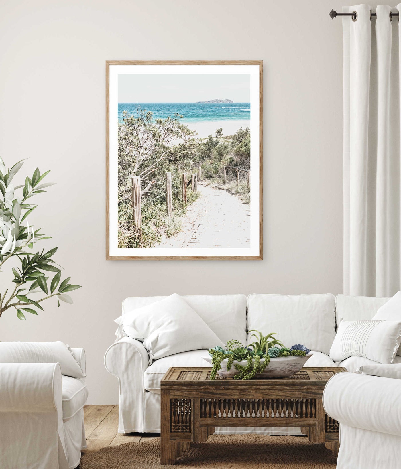 Zenith Beach Path | Coastal Wall Art Print