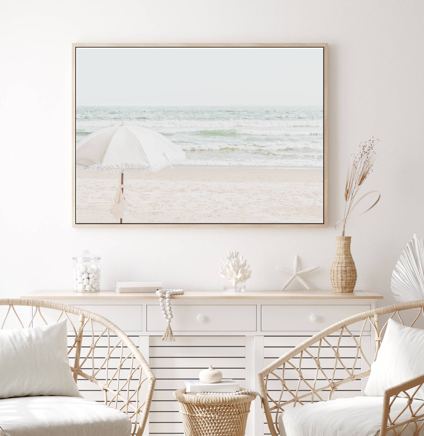Carmel Beach | Coastal Wall Art | Framed Canvas Print