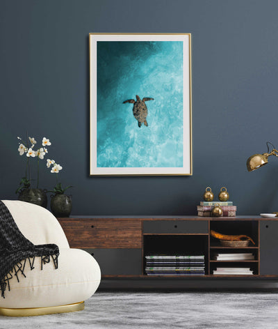 Sea Turtle Art Print | ARRTOPIA