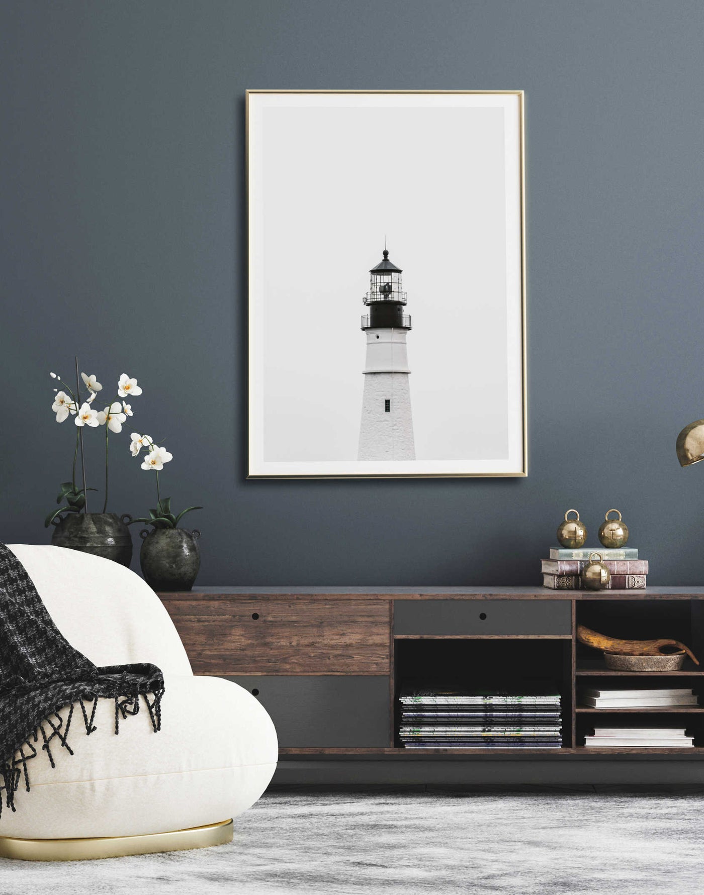 Cape Elizabeth Light | Nautical Wall Art Print