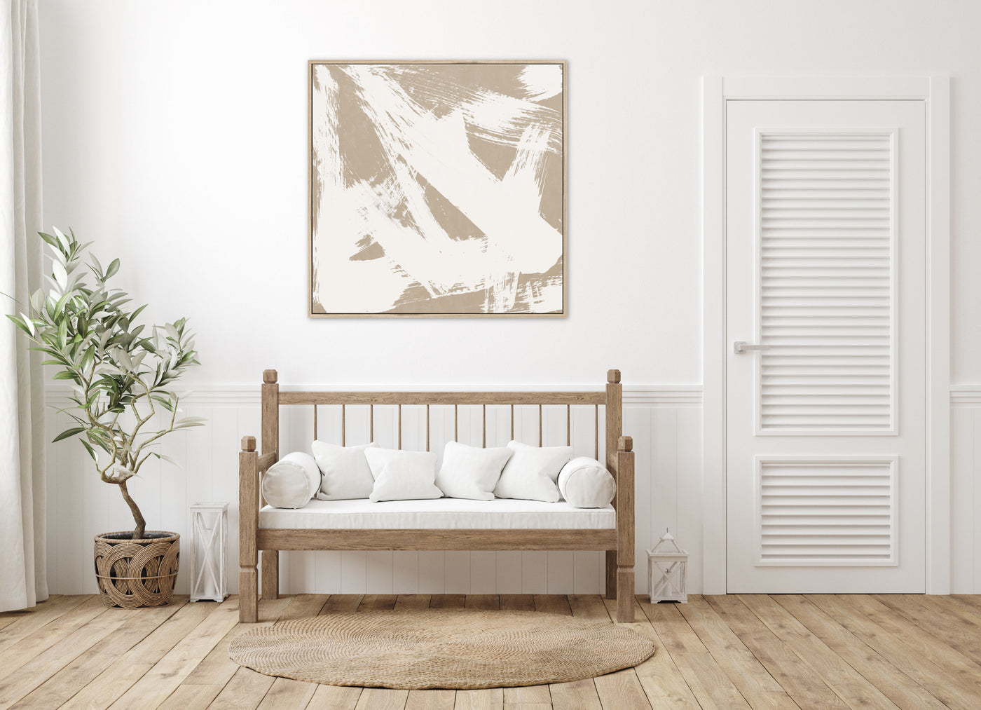 Marbella | Abstract Wall Art | Framed Canvas Print
