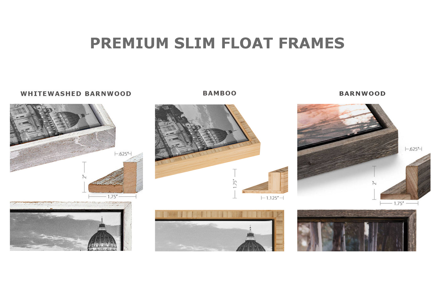 Float Frame For Stretched Canvas | ARRTOPIA