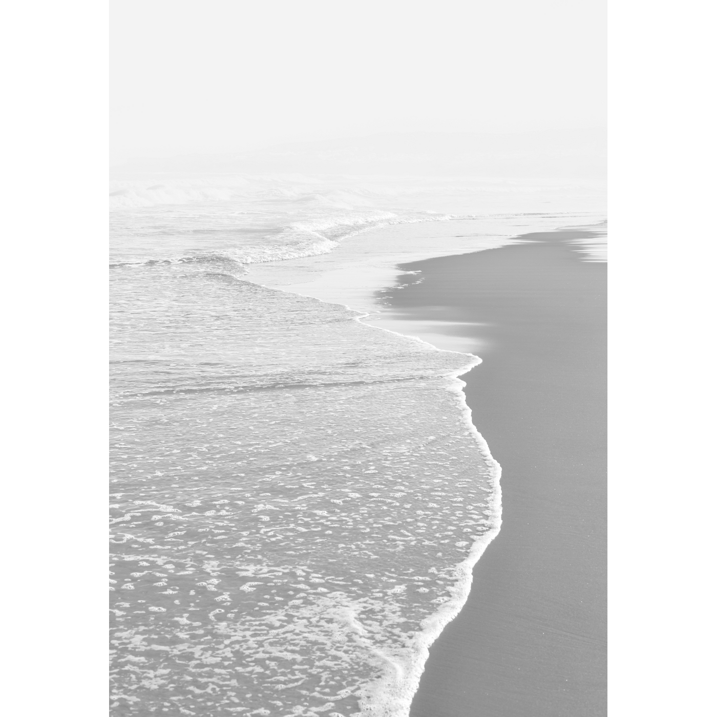 Black & White Sunrise Beach