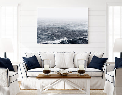 Coastal Wall Art, Stormy Ocean Photography Print, Extra Large Wall Decor | arrtopia