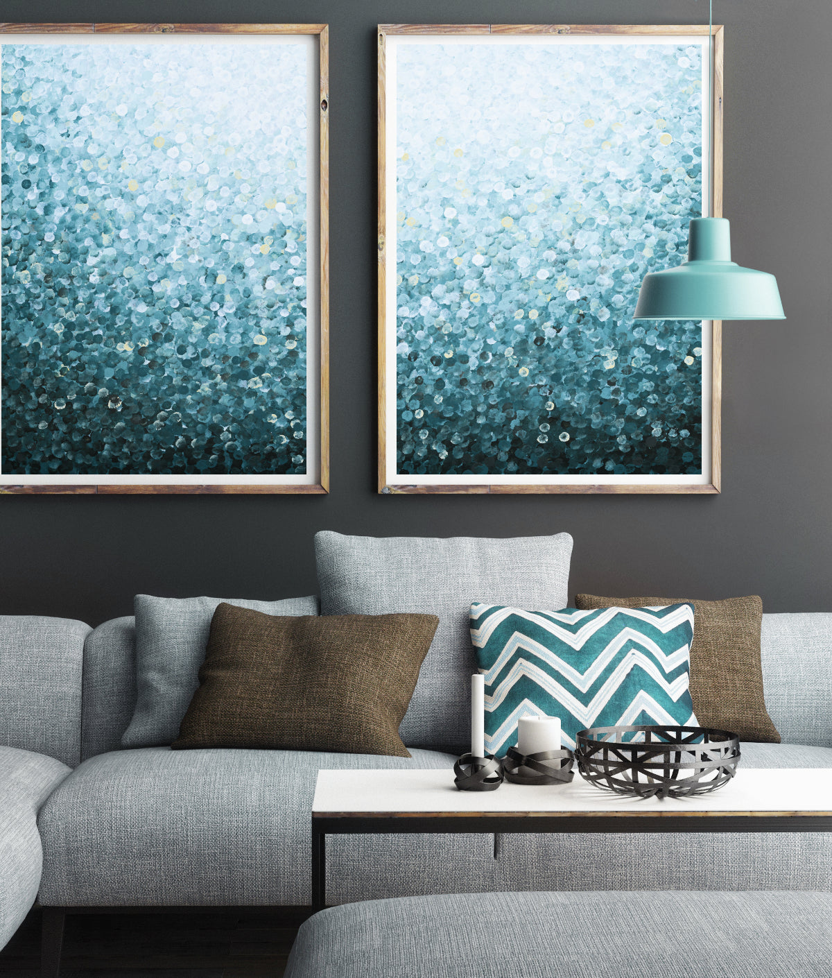 abstract wall art, large modern art set for living room | arrtopia