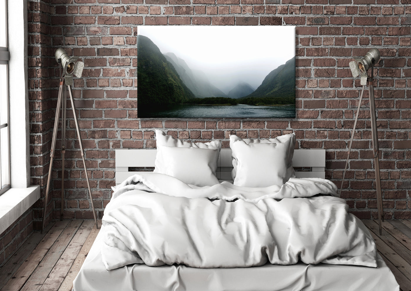 New Zealand Nature Wall Art, Milford Sound Landscape Photography Print, Large Wall Decor | arrtopia