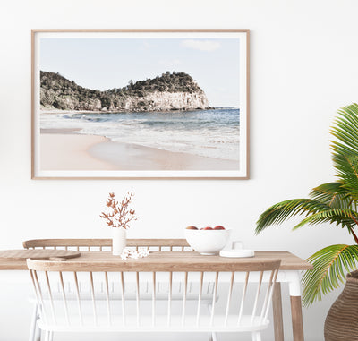 large coastal wall art print for modern dining room | arrtopia