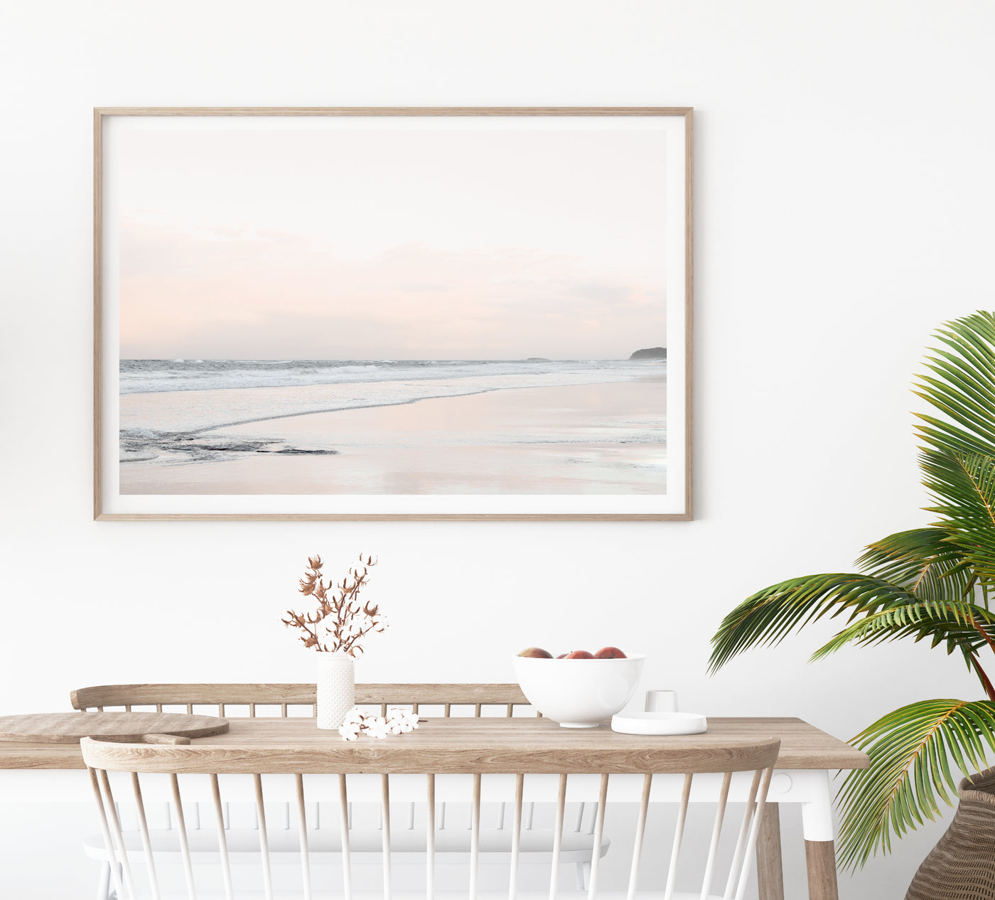 Pastel Coastal Wall Art,  Beach Sunrise Photography Print, Extra Large Wall Decor | arrtopia