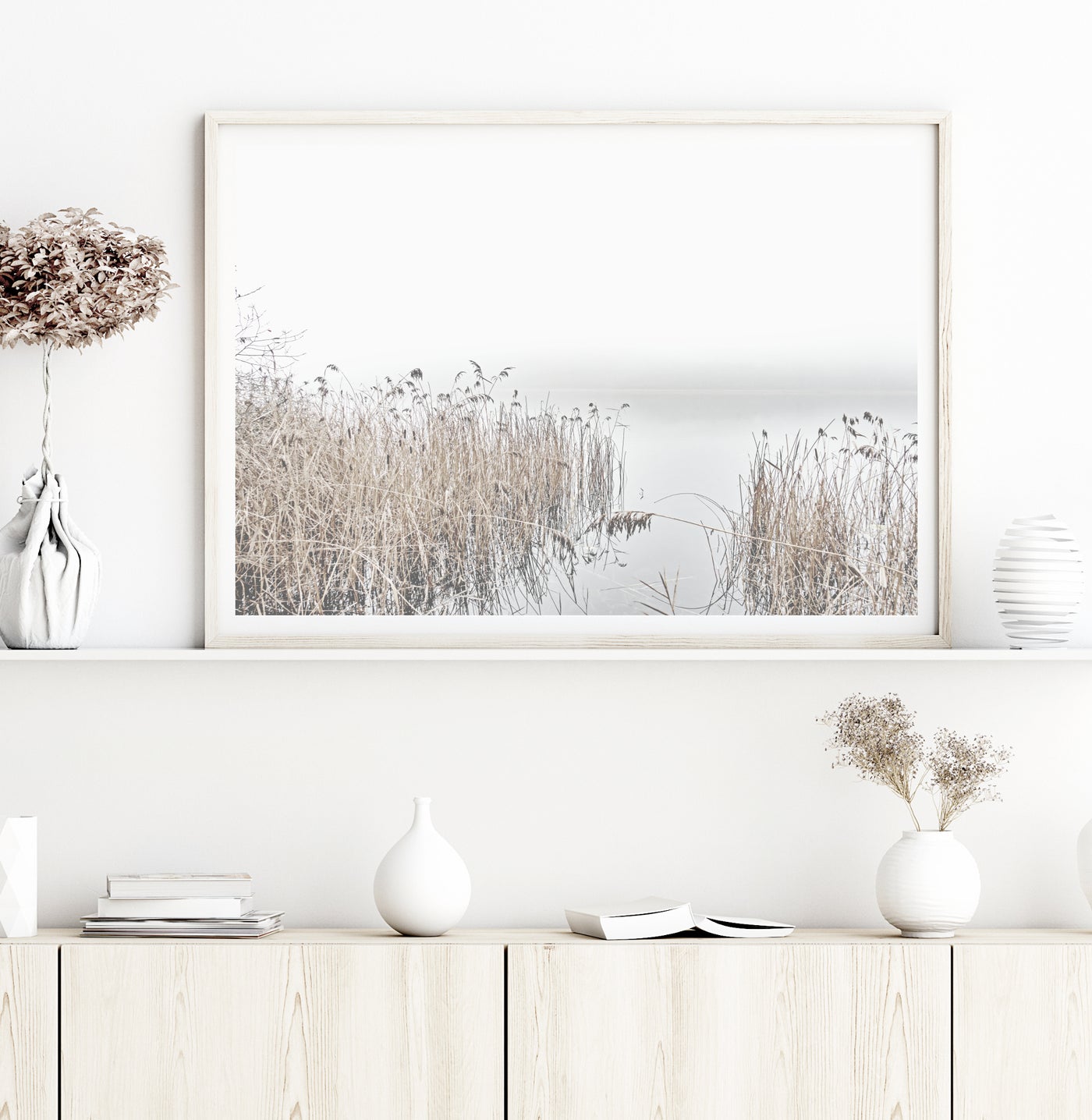 Neutral Nature Wall Art, Landscape Photography Print, Large Nordic Wall Decor | arrtopia