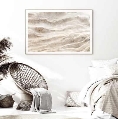 neutral aabstract wall art print for bedroom | arrtopia