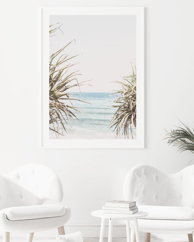large coastal art print, beach canvas wall art | arrtopia