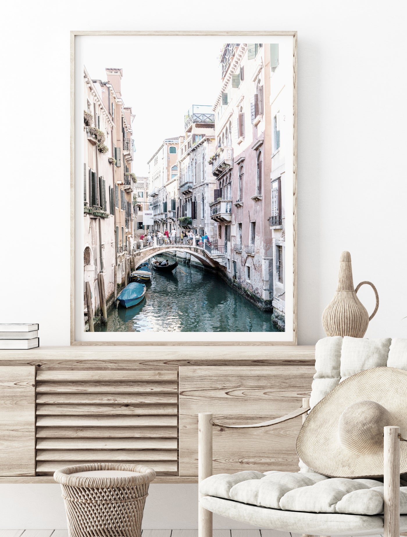 Venice Canal Photography, Architecture Wall Art, Italy Print, Large Living Room Wall Decor | arrtopia