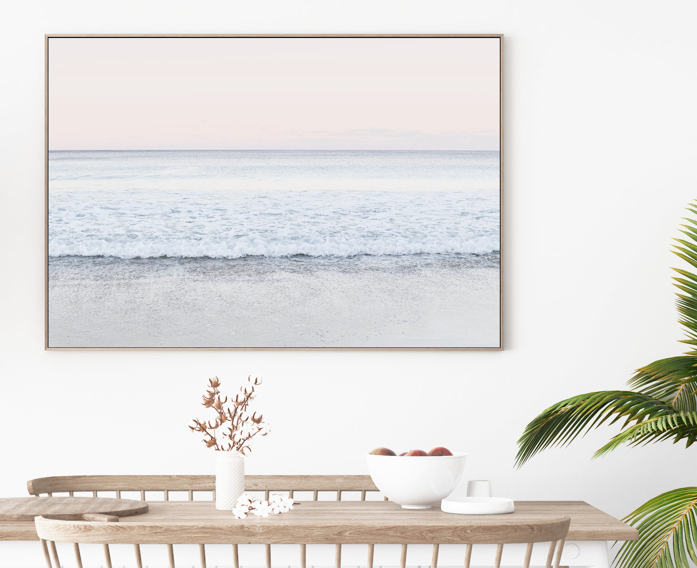 Coastal Wall Art, Pastel Beach Photography Print, Extra Large Wall Decor | arrtopia