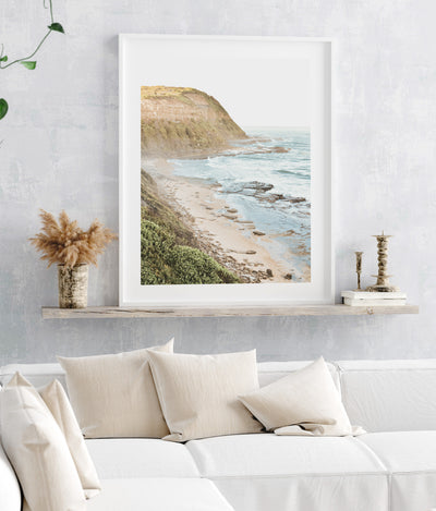 coastal wall art print, sunset beach artwork | arrtopia 