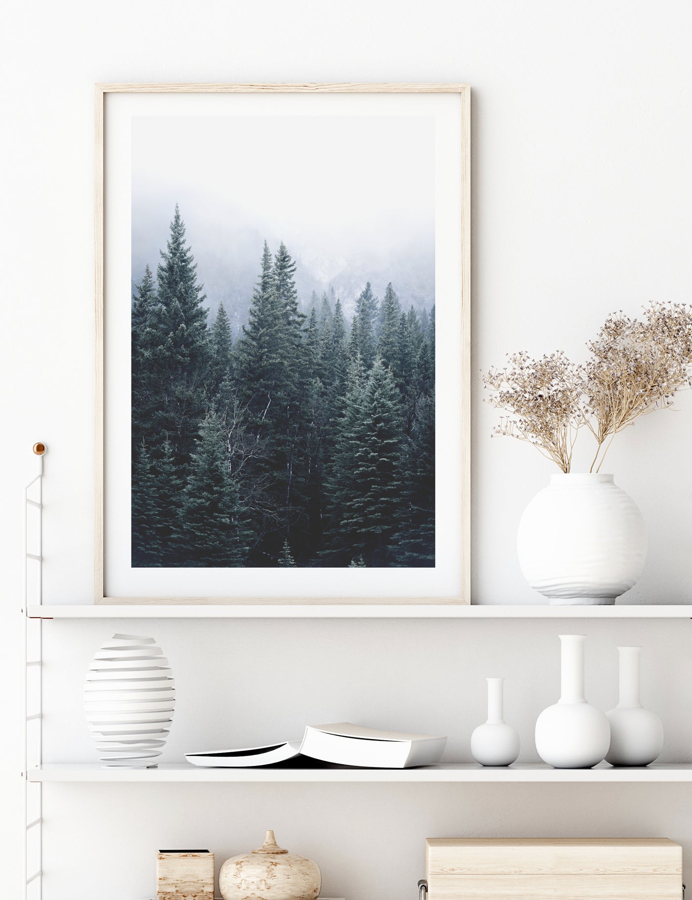 Nature Wall Art, Forest Photography Print, Large Nordic Wall Decor | arrtopia