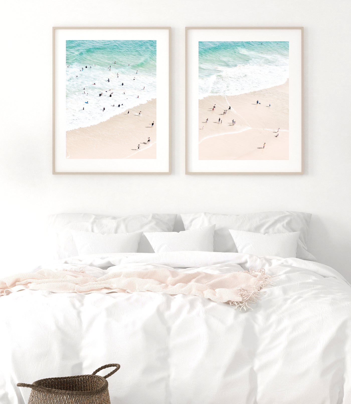 large earial beach wall art set, coastal wall art for bedroom | arrtopia