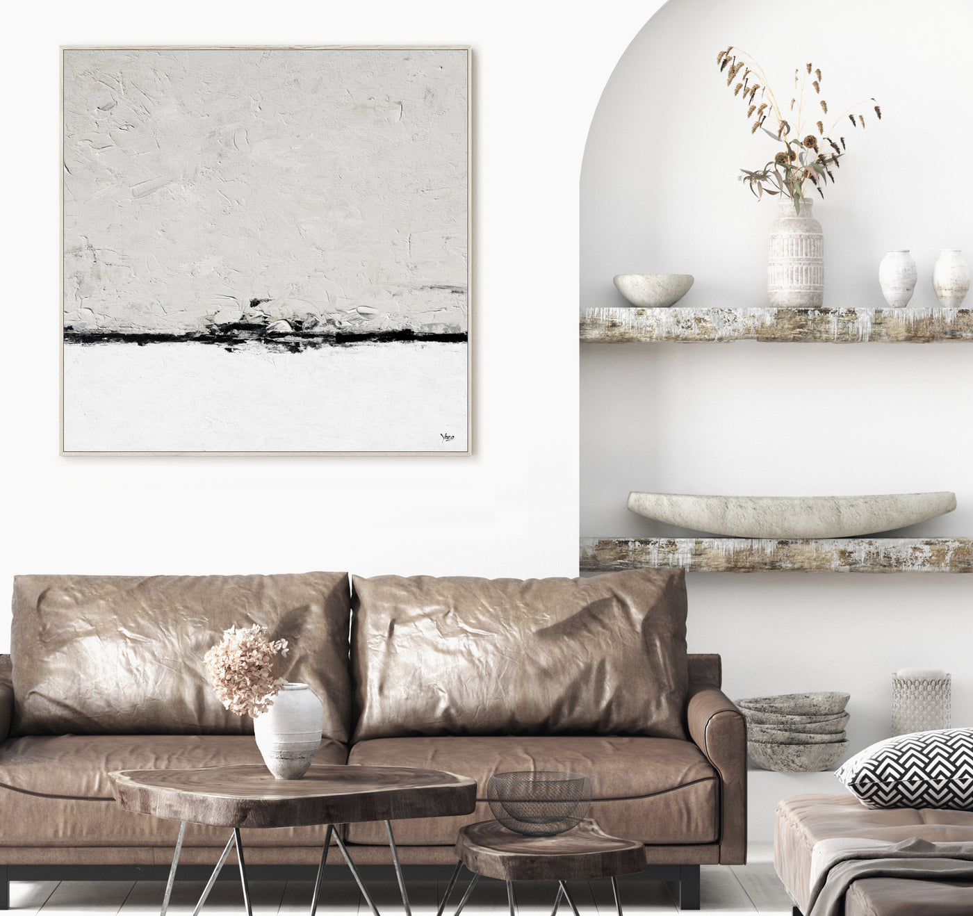 minimalist abstract art print, extra large canvas wall art | arrtopia
